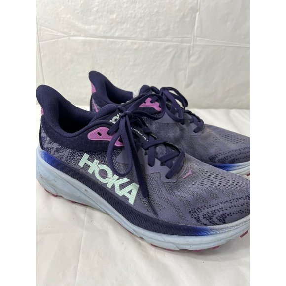 Hoka Challenger 7 WOMEN'S TRAIL RUNNING size 9.5 Meteor / Night Sky - Picture 7 of 13